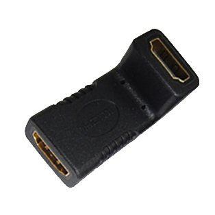 Female to female right angle adapter