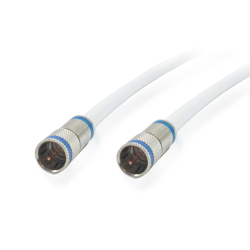 F quick male to male coaxial cable