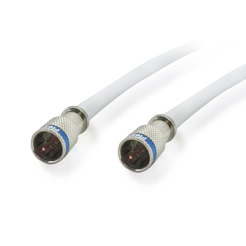 F quick male to male coaxial cable